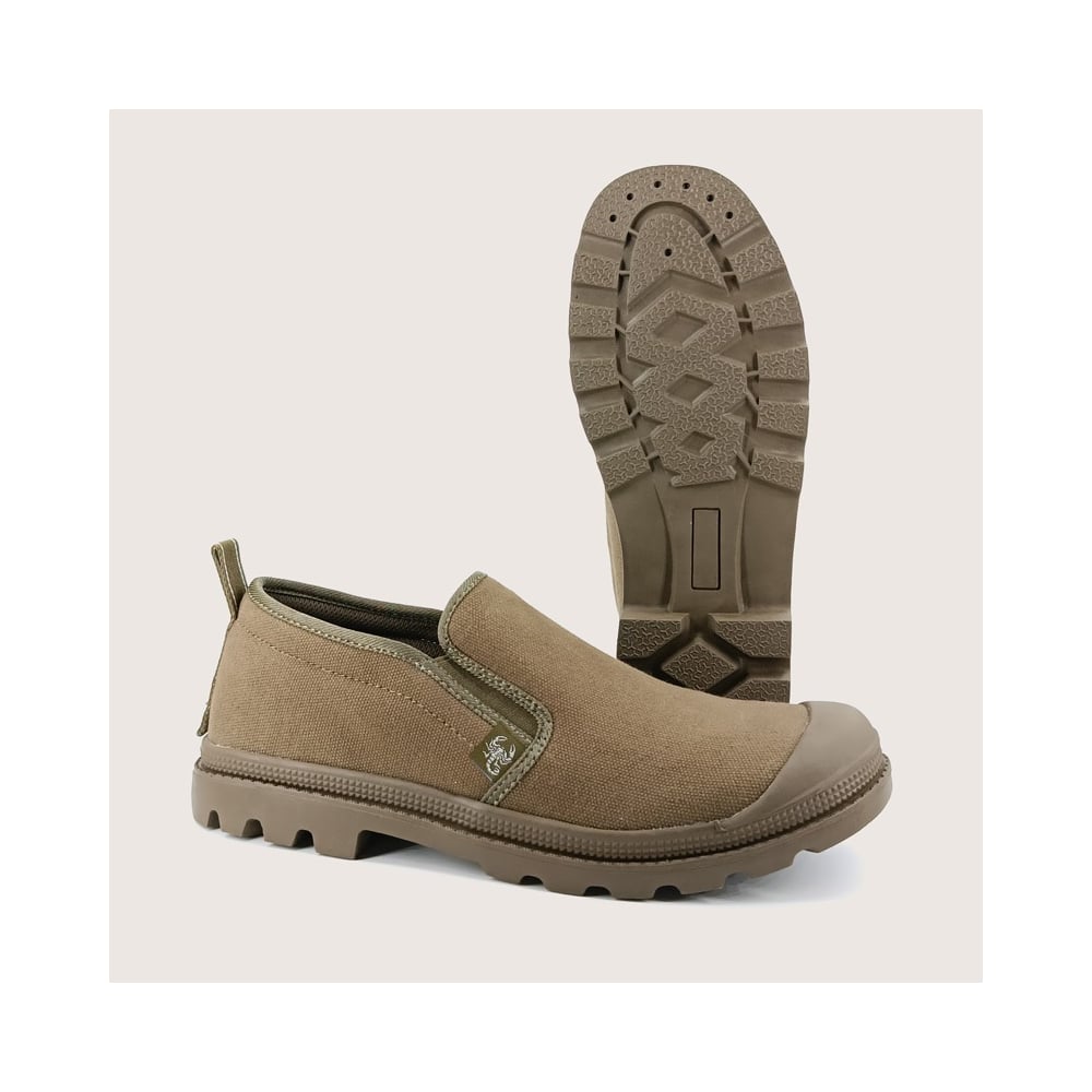 Изображение товара Полуботинки рабочие Скорпион Слипон хаки 47 модель 2701-47