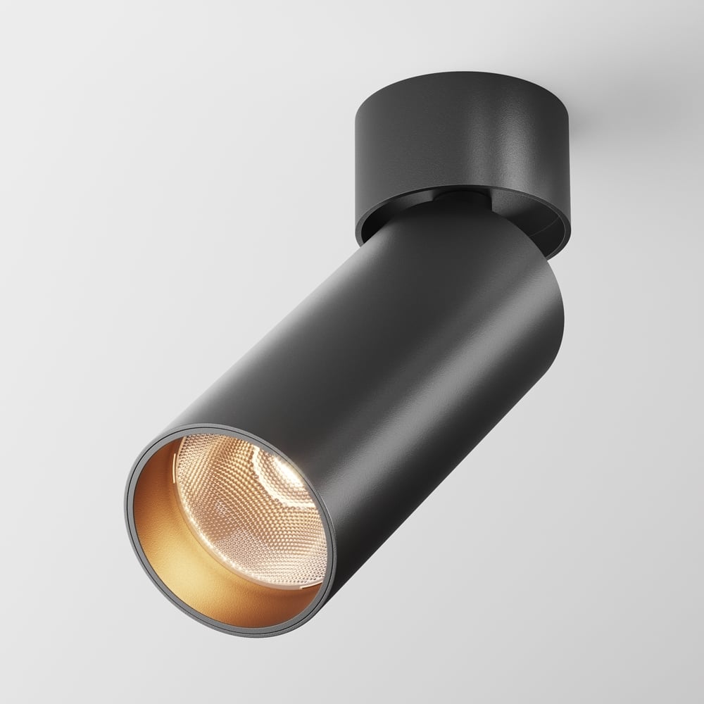 Изображение товара Потолочный светильник MAYTONI FOCUS LED черный 12 Вт для натяжных потолков
