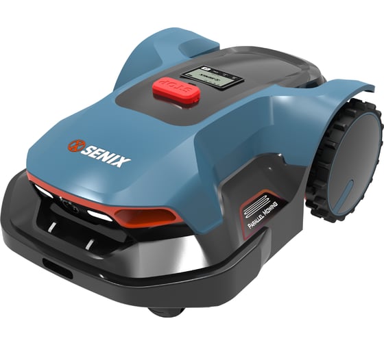 Изображение товара Робот газонокосилка SENIX GPS 22.5 см х2 20В, 1 батарея 4.0 Ач, Зарядная станция LR225-H-EU