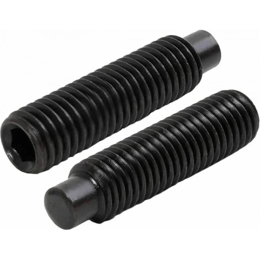 Изображение товара Винт ЦКИ установочный DIN915 М3x16 45H 25 шт прочная сталь оксидированный