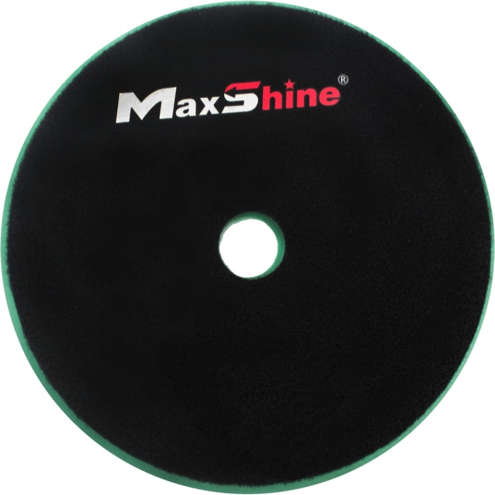 Жесткий полировальный круг MaxShine кошелек отдел на липучке зеленый