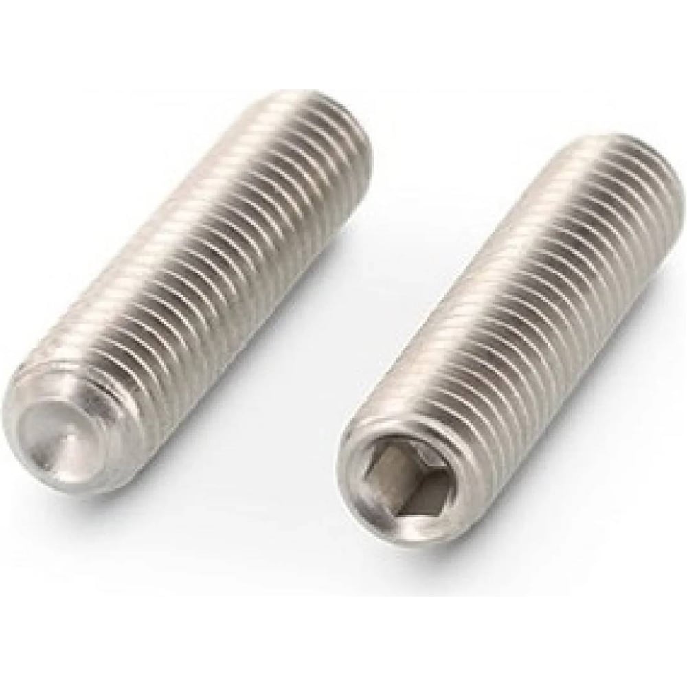 Изображение товара Винт ЦКИ DIN916 М6x30 А2 HEX 10 шт нержавеющая сталь