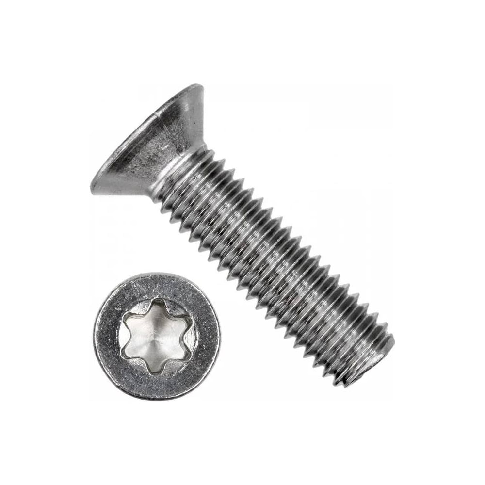 Изображение товара Винт ЦКИ DIN965 М2.5x6 из нержавеющей стали А2 50 шт