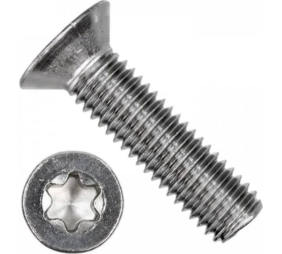 Изображение товара Винт ЦКИ DIN965 М4x16 ISO14581 A2 TX 20 50 шт 707599007