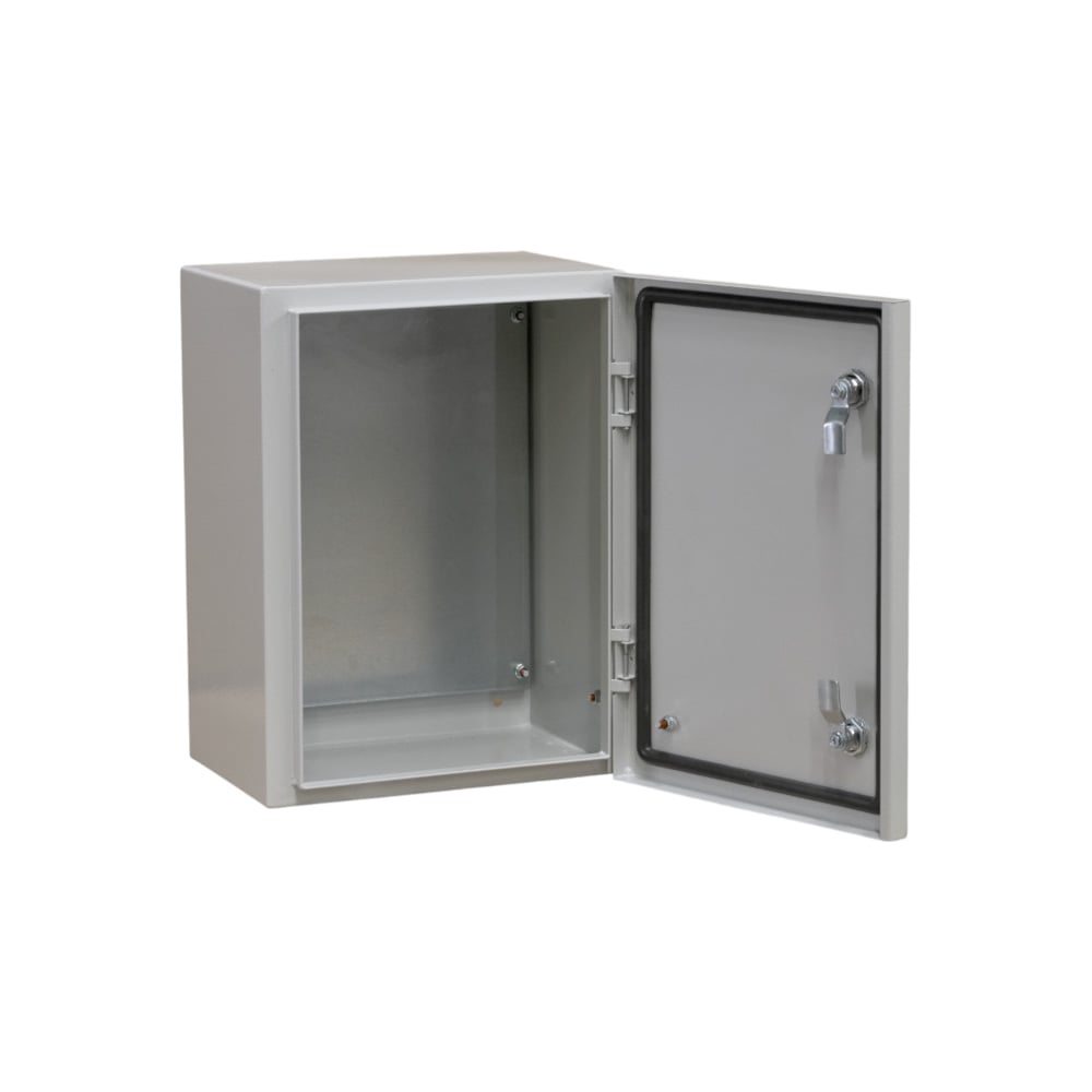 Корпус металлический с монтажной панелью серии ЩРНМ Dekraft IP55, 300x250x150 мм, RAL7035, 32493DEK