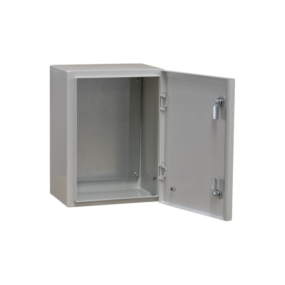 Корпус металлический с монтажной панелью серии ЩРНМ Dekraft IP31, 400x400x200 мм, RAL7035, 32468DEK
