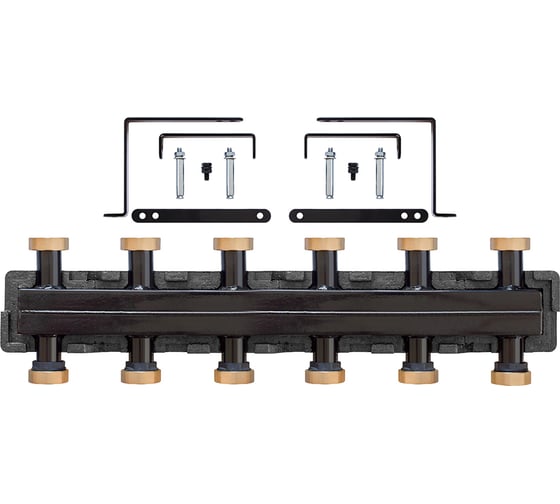 Изображение товара Коллектор распределительный в теплоизоляции PROFACTOR 1 1/2x6 вых PF PU 1057.6