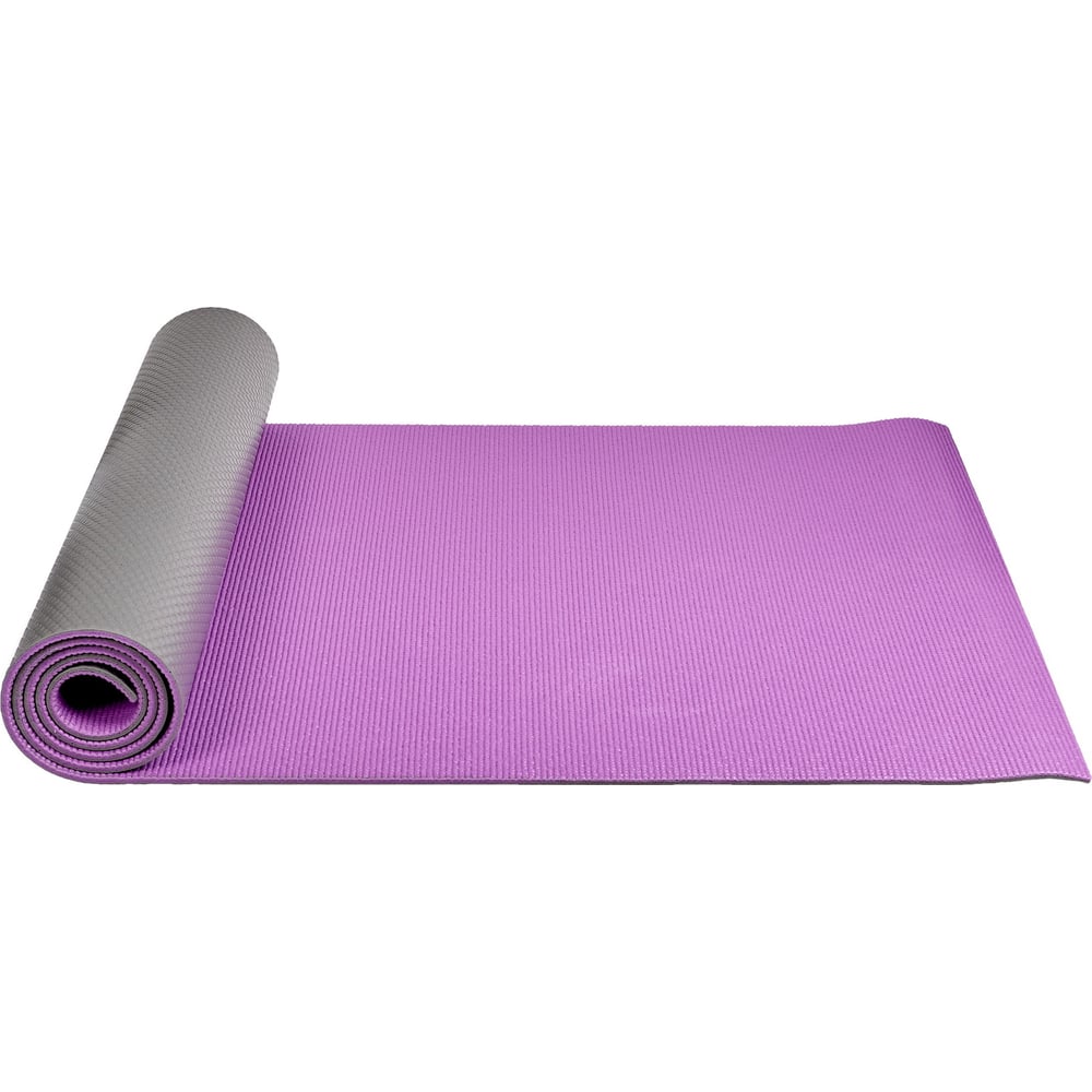 Двухслойный коврик для йоги и фитнеса BRADEX, цвет фиолетовый SF 0691 - фото 1