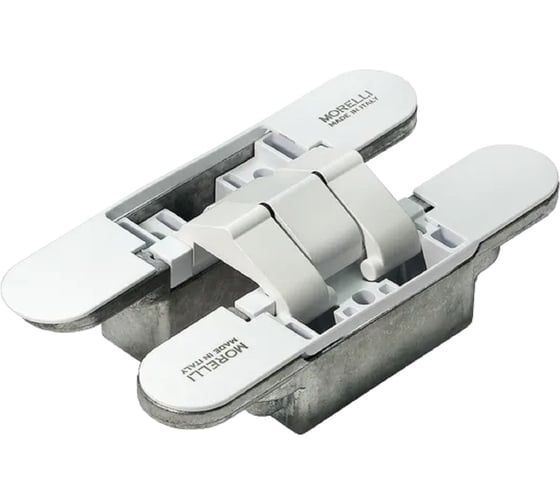 Изображение товара Скрытая петля MORELLI HH-16 W, цвет - белый, открытие на угол до 180 градусов 9011769