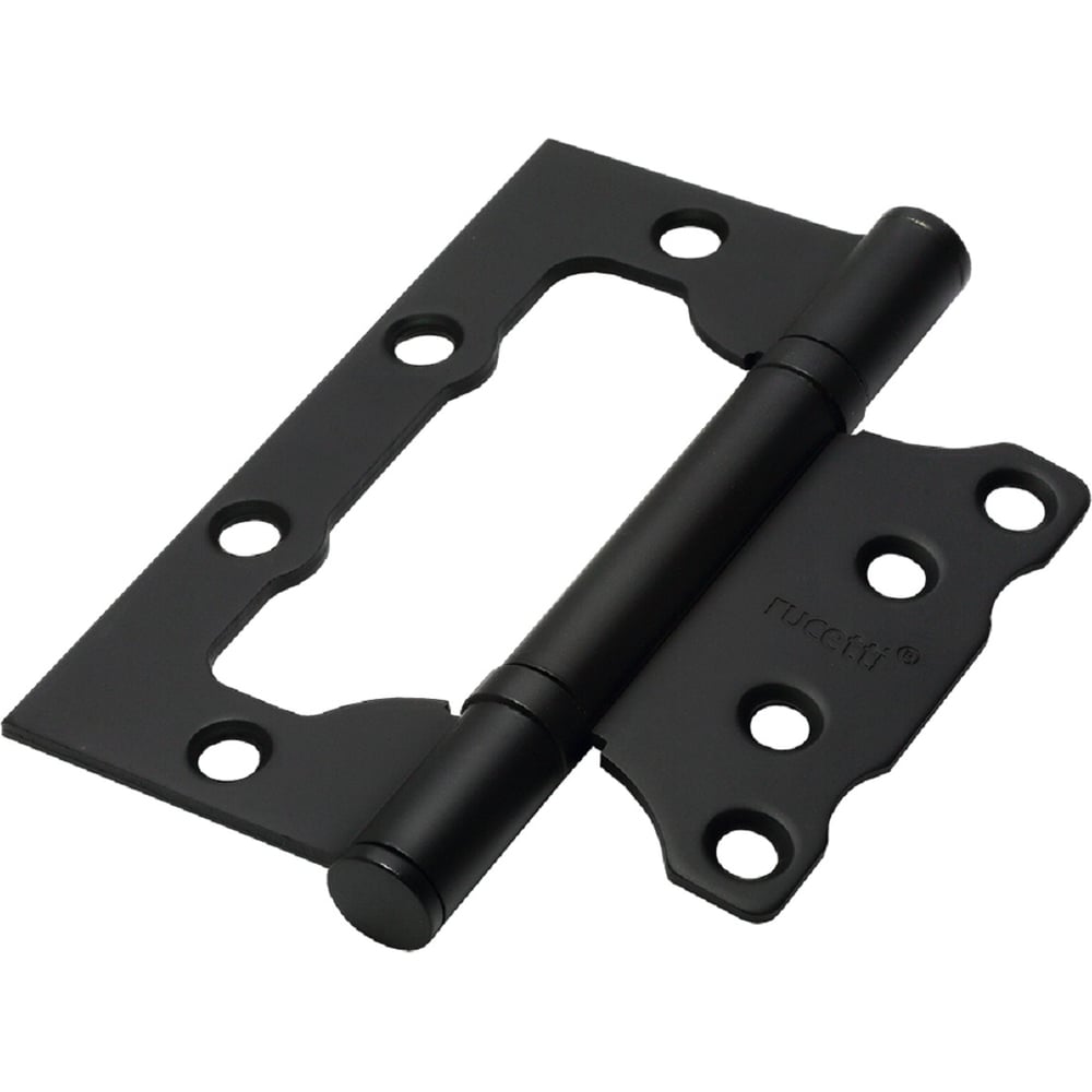 Изображение товара Петля-бабочка стальная Rucetti RFHN-100*75*2,5 BL черная