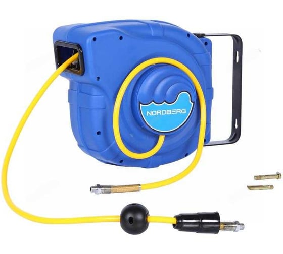 Изображение товара Шланг воздушный NORDBERG на катушке ПВХ диам, 8x12мм 25+1 м (26 м) HR0825HPVC
