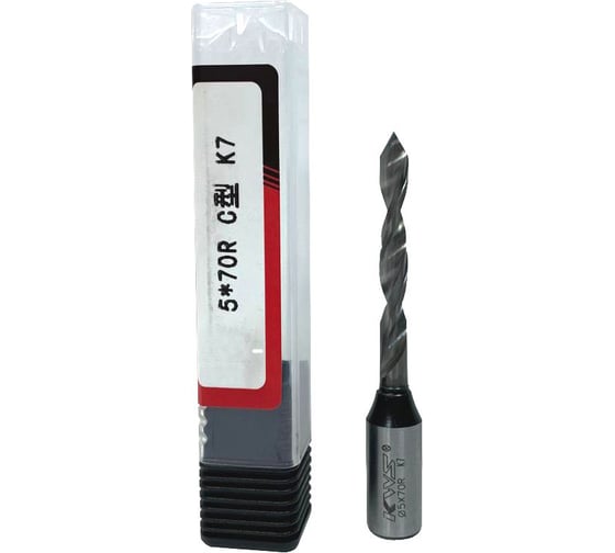 Изображение товара Сверло монолитное для сквозных отверстий KWS HWМ 5*70 R K7 ZFG0D1758