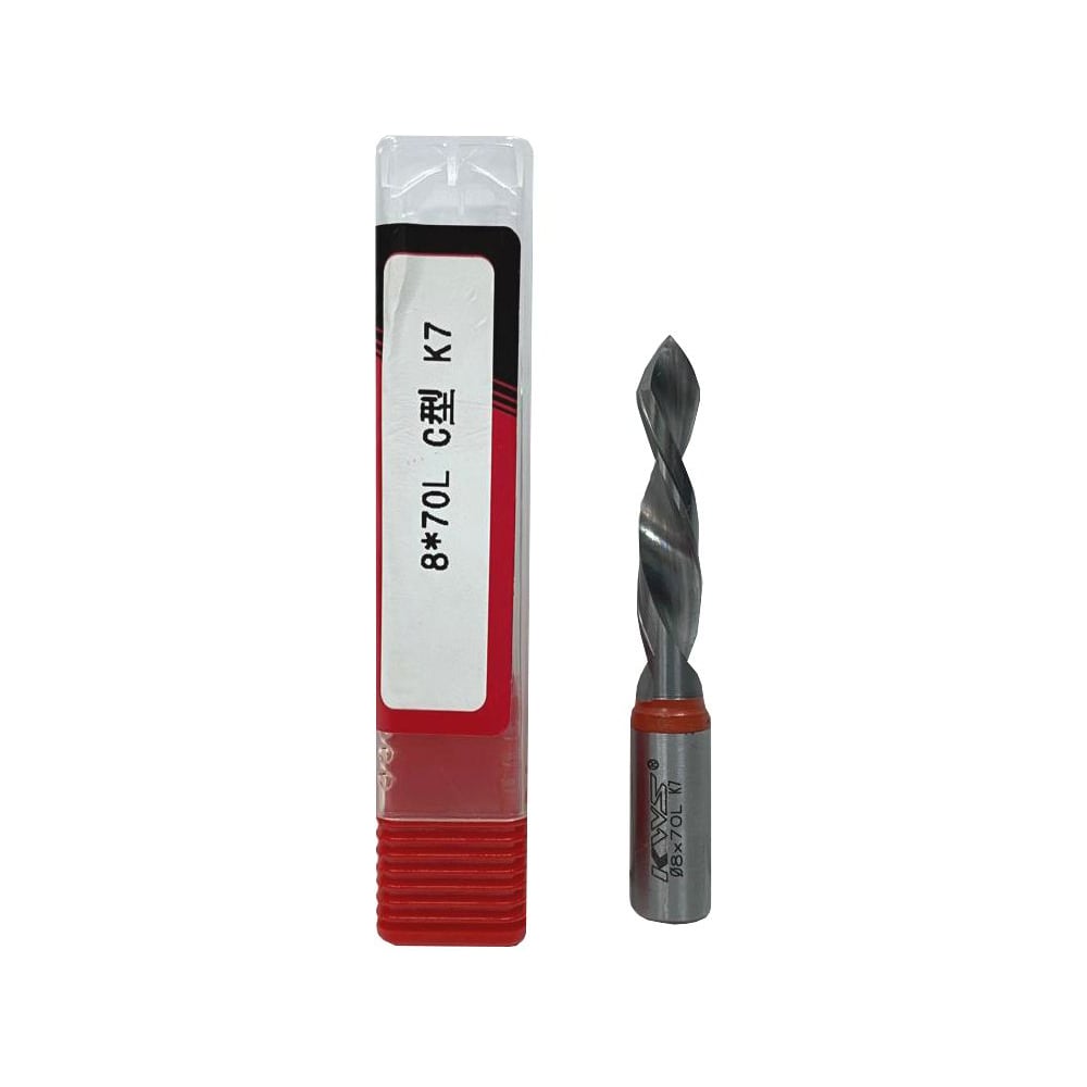 Изображение товара Сверло монолитное KWS HWМ 8х70 для сквозных отверстий