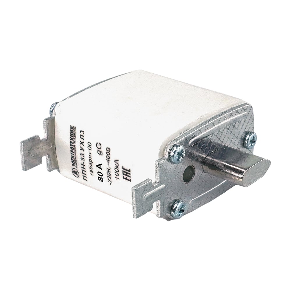 Изображение товара Плавкая вставка Электротехник ППН-33 УХЛ3 80А силовая IP00