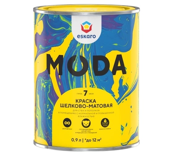 Изображение товара Краска Eskaro MODA 7, 0.9 л K0214