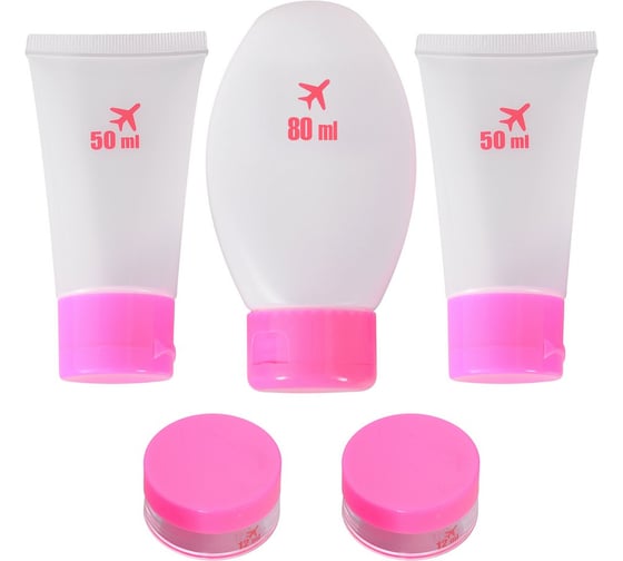 Изображение товара Набор дорожных флаконов МУЛЬТИДОМ Круиз 5 предметов NEW VL17-91