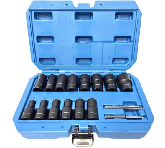 Изображение товара Набор головок для поврежденных болтов и гаек МаякАвто 16 пр. 9626вт