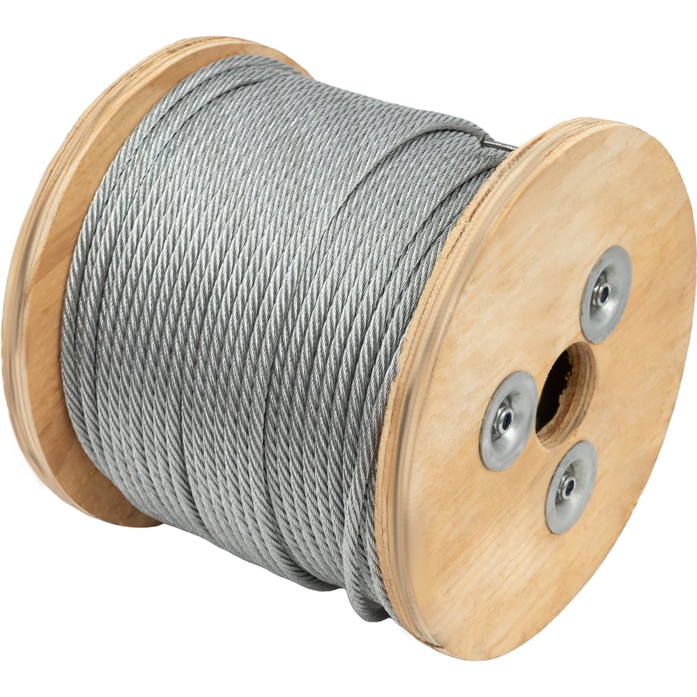 Изображение товара Стальной трос Gigant DIN 3055 5 мм 100 м