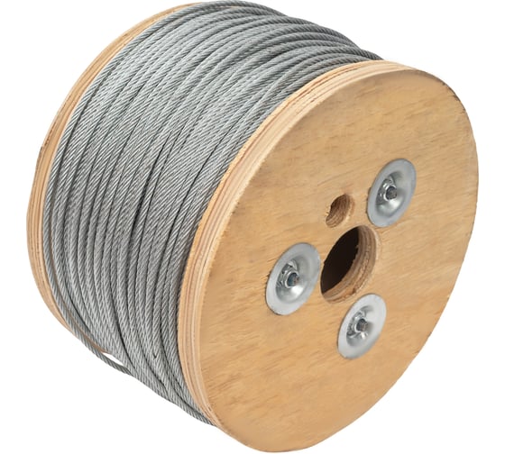 Изображение товара Стальной трос Gigant DIN 3055 3мм оцинкованный 200м GSC-007