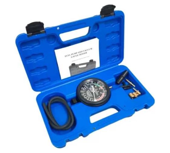Изображение товара Тестер давления топлива МаякАвто для карб. двигателей и вакууметр, проф, 4пр. м904