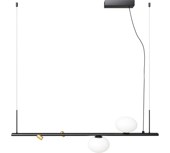 Изображение товара Подвесной светильник MAYTONI Inversio черный и латунь MOD350PL-02BBS