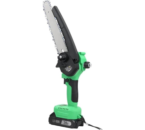Изображение товара Цепная аккумуляторная пила Zitrek GreenSaw 20 Extra power 20 В, 4,0 Ач Li-ion аккумулятор 1 шт, ЗУ 082-1851-1