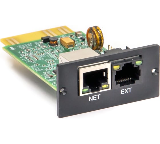 Изображение товара Адаптер DKC SNMP для ИБП ДКС серии Small Rackmount, Small Tower, Trio TM 1 шт SNMPSM2