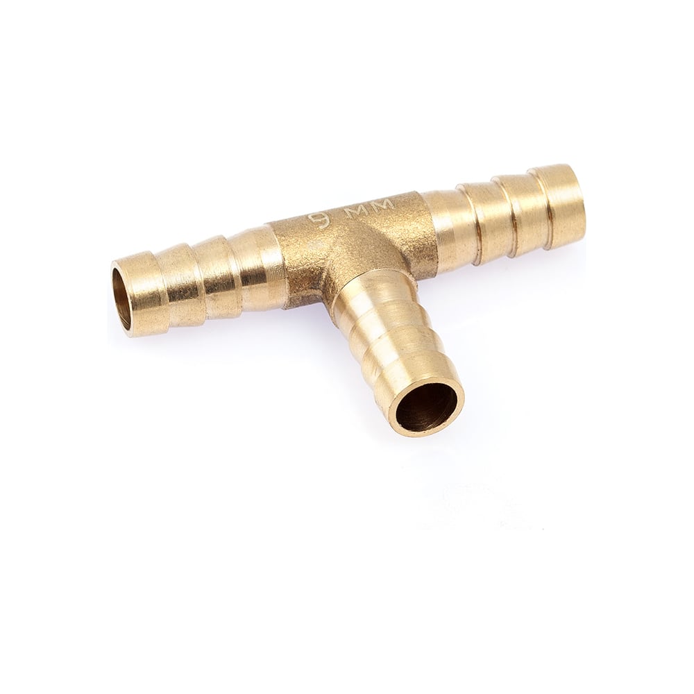 Изображение товара Латунный Т-образный тройник для труб 9 мм Дело Техники 949007