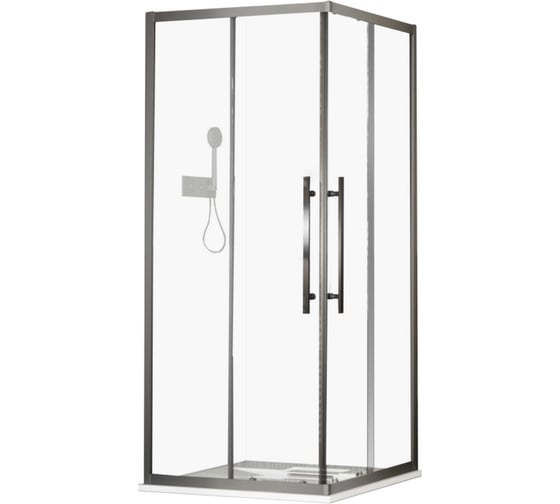 Изображение товара Ограждение душевое Esbano ESF-90KV-GM оружейная сталь ESOGF90KVGM