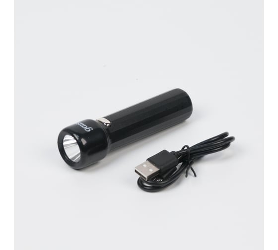 Изображение товара Ручной аккумуляторный фонарь Gauss 1W 50lm Li-ion 1200mAh LED GF202