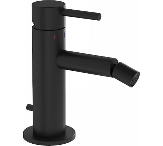 Изображение товара Смеситель для биде VitrA Origin с донным клапаном, черный матовый A4255936WTC