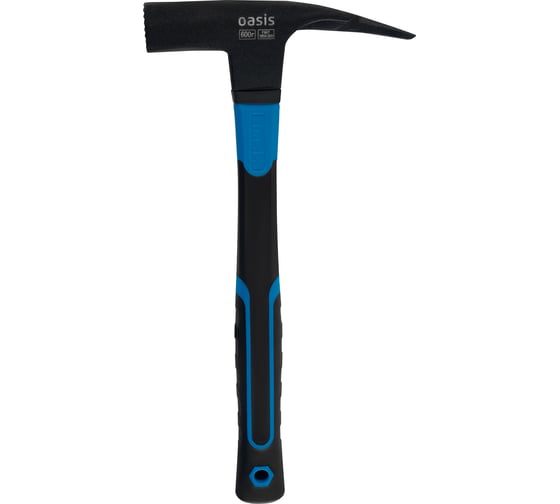 Изображение товара Молоток-кровельщика OASIS с обрезиненной фибергласовой рукояткой, 600 г 103010702002
