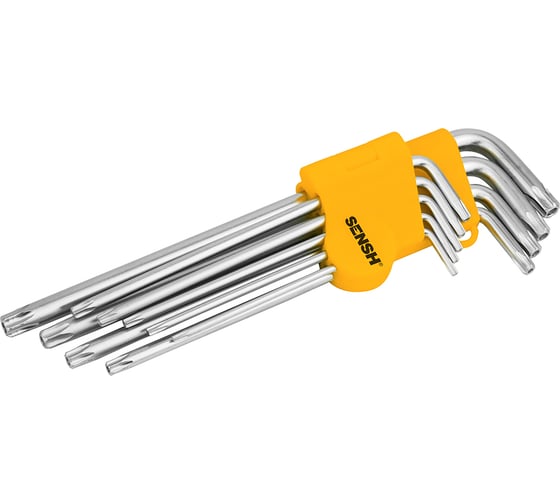 Изображение товара Набор длинных шестигранных ключей SENSH TORX 9 шт T10-T50 SH-11085