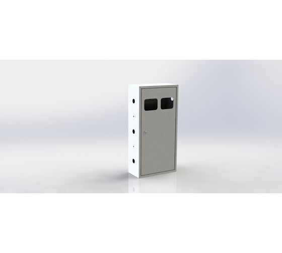 Изображение товара Корпус на 2 счетчика с двумя DIN-рейками EKF ЯУР Basic uerm-din-600-2