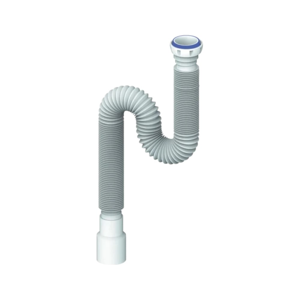 Изображение товара Гибкое соединение Unicorn MD125 1200 мм с гайкой 1 1/4" для канализации