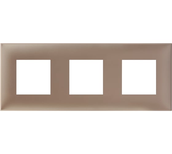 Изображение товара Рамка DKC Avanti кремовый жемчуг, 3 поста, 6 мод. 4425906