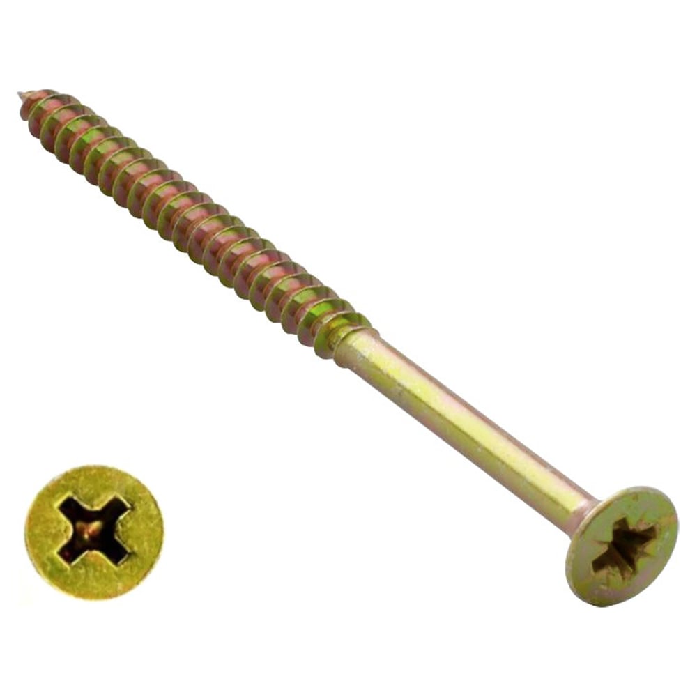 Изображение товара Шуруп потайной для дерева 6x100 мм коробка 10 кг БОЛТА