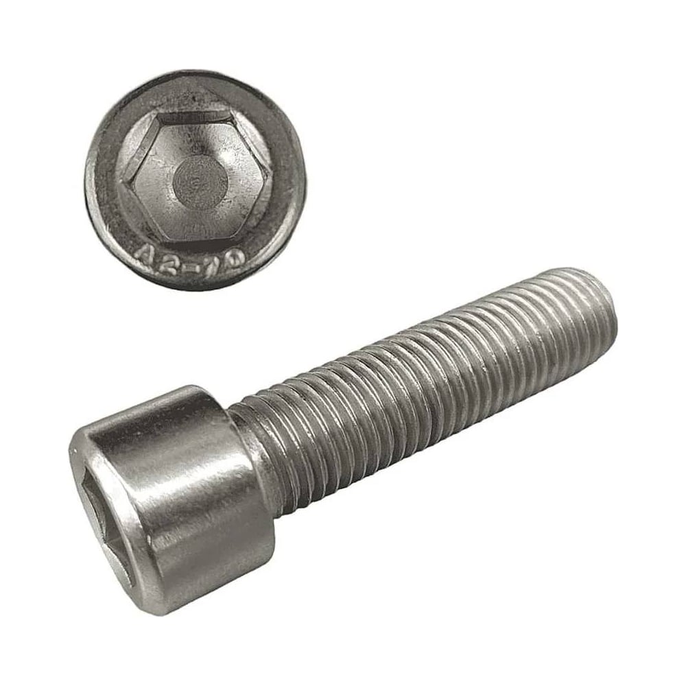 Изображение товара Винт нержавеющий шестигранник М5x40 DIN 912 16 кг