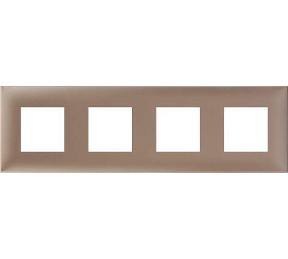 Изображение товара Рамка DKC Avanti кремовый жемчуг, 4 поста, 8 мод. 4425908