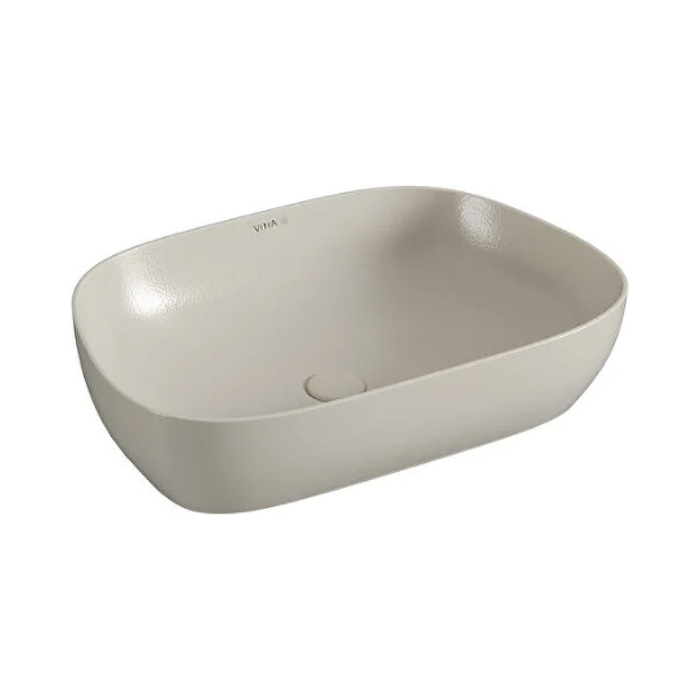 Изображение товара VitrA Чаша Outline tv 63 см матовая бежевый санфарфор современная накладная раковина
