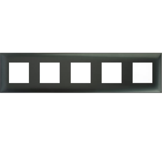 Изображение товара Рамка DKC Avanti сине-зеленый жемчуг, 5 постов 10 мод. 4434900