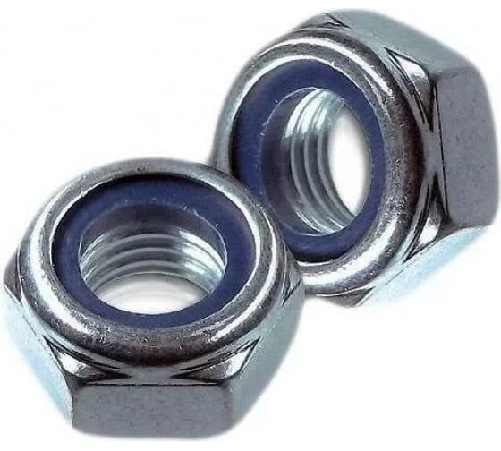 Изображение товара Гайка со стоп кольцом 23 БОЛТА М5 нержавеющая, DIN985, коробка 21кг АС3C00050093N07ф21кг