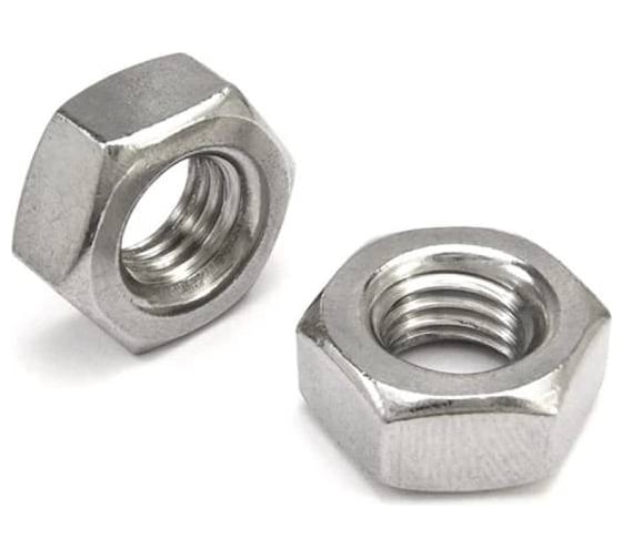 Изображение товара Гайка 23 БОЛТА нержавеющая М6 DIN 934 А2 шестигранная, коробка 25кг АС3100600093D07ф25кг