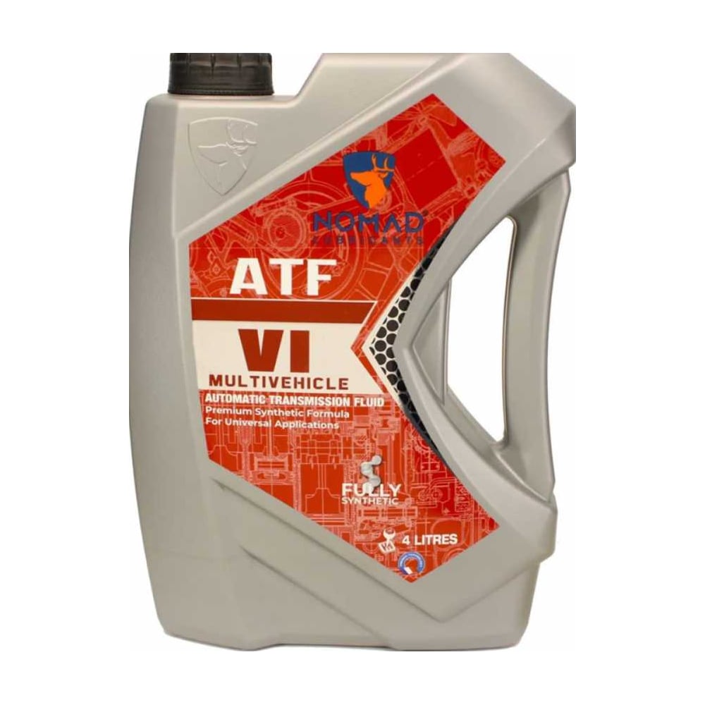 Изображение товара Синтетическое масло для АКПП NOMAD ATF-VI 4 л для автоматических трансмиссий