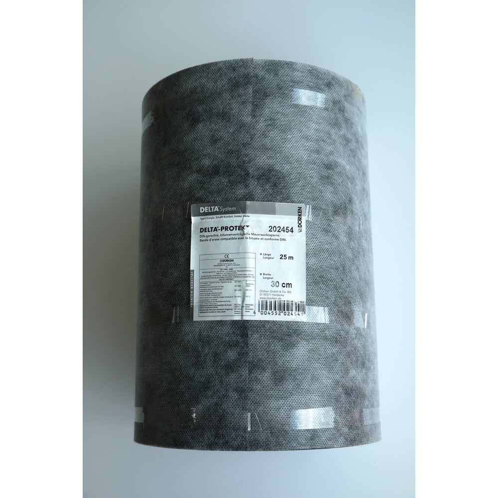 Изображение товара Гидроизоляционная мембрана Delta PROTEKT 0,365 х 25 м для защиты стен и фасадов