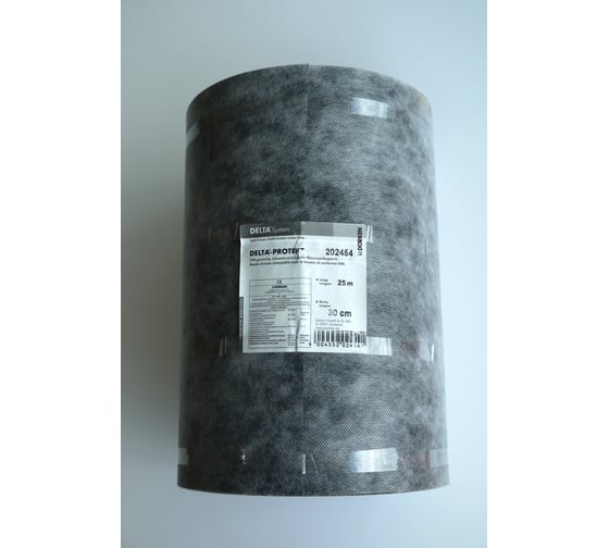 Изображение товара Рулонная отсечная гидроизоляция для защиты стеновой кладки деревянных домов от капилярной влаги Delta PROTEKT 0,365 х 25 m 2204474
