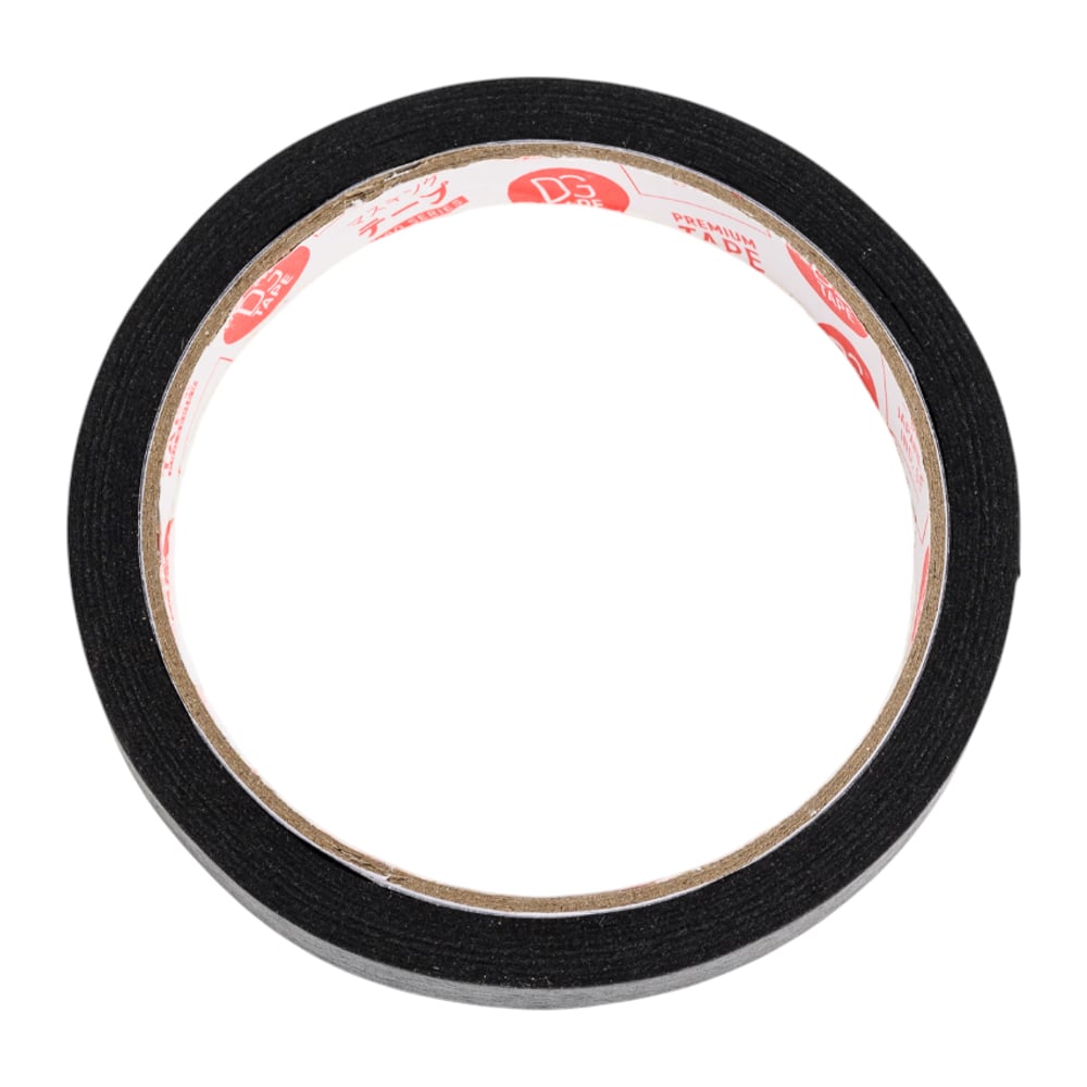 Изображение товара Клейкая лента бумажная черная DGTAPE Masking Tape Professional 12мм х 23м, набор 4 шт. MTP1223B4