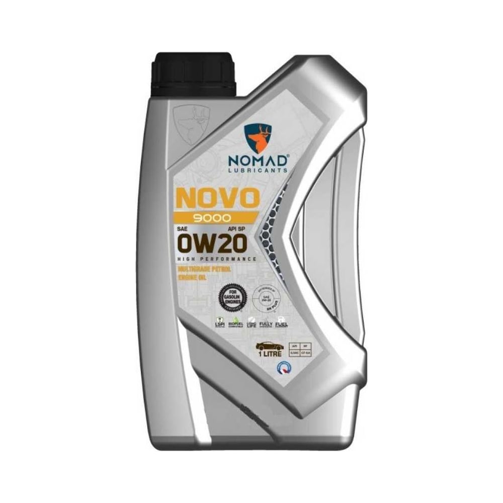 Изображение товара Масло моторное синтетическое NOMAD NOVO 9000 0W20 для легковых автомобилей 1л