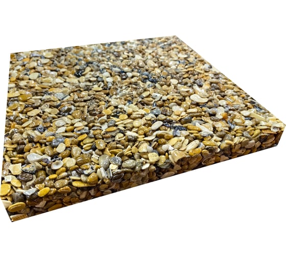 Изображение товара Каменная плитка ООО АМОРТЕКС ракушечник 300x300x30 мм, 4 шт. 0137