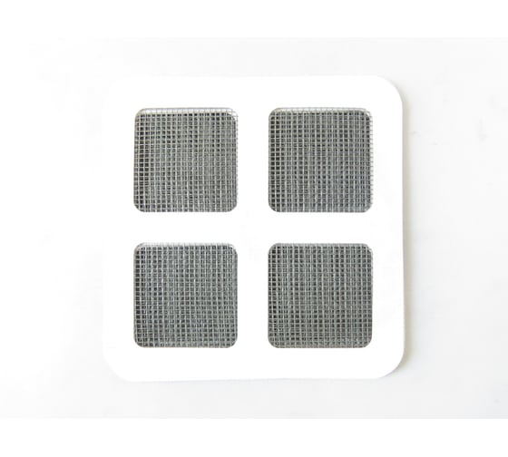 Изображение товара Заплатки для москитной сетки ПилотПро 10x10 см, 5 шт., серый 21484